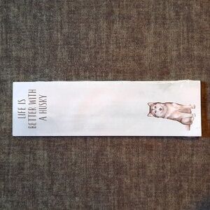 Life Is Better With A Husky Dog List Pad Note Paper Magnetic To-Do Grocery NWT